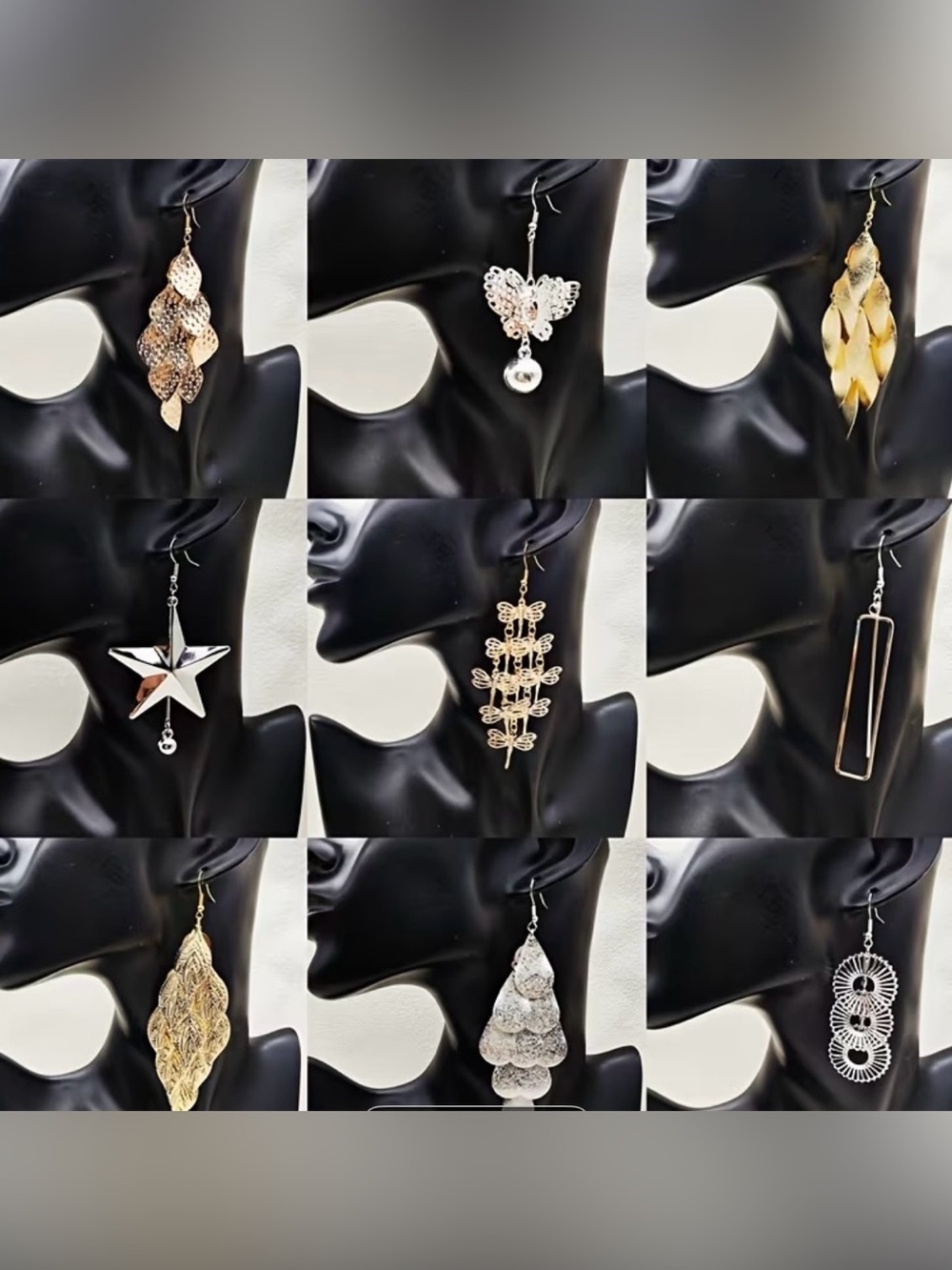 10 pairs earrings sterling steel random bundle lightweight lead safe nickel free